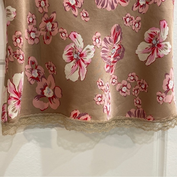 Express Silk Camisole Floral Lace Pink - Picture 3 of 9